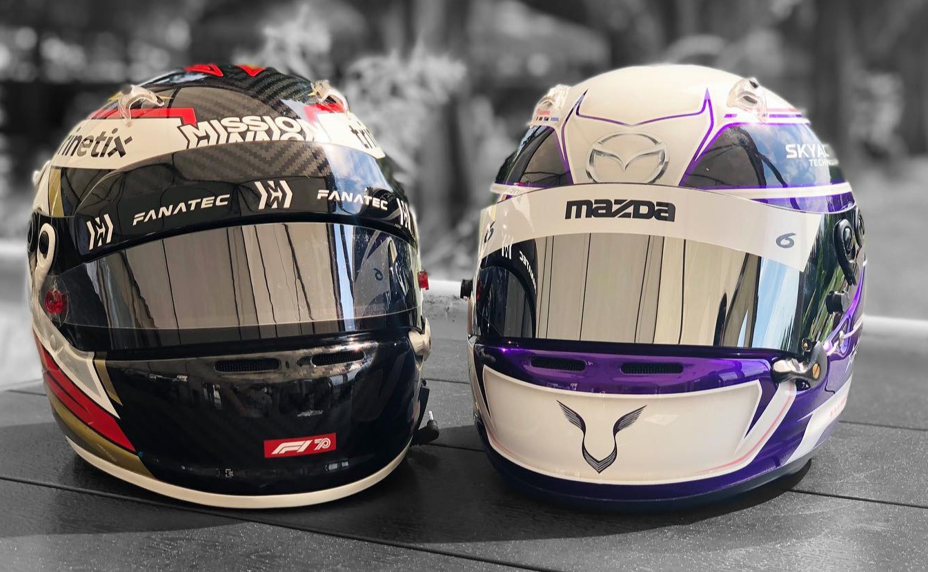 arai karting airbrush design helmet