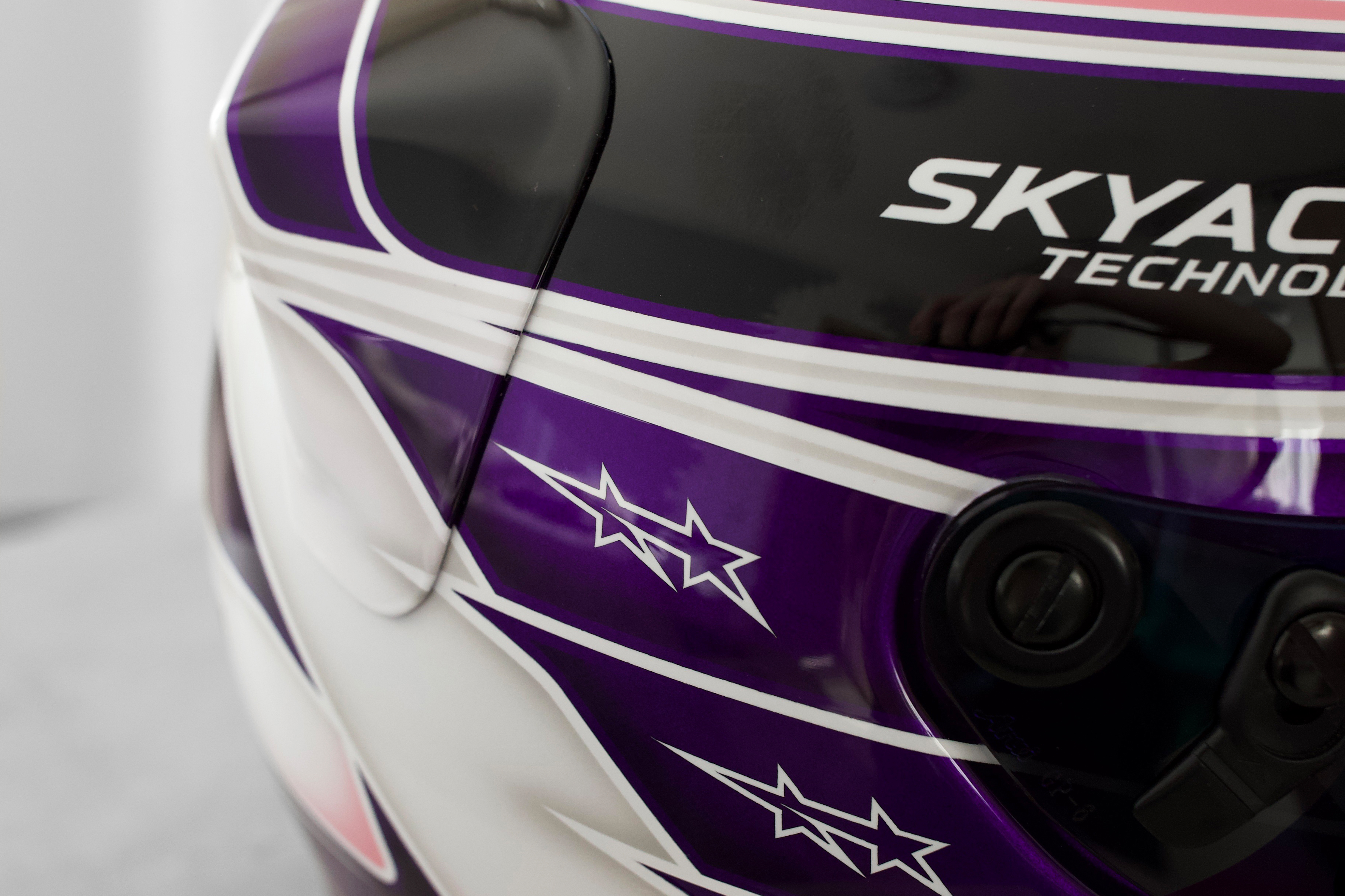 arai karting airbrush design helmet