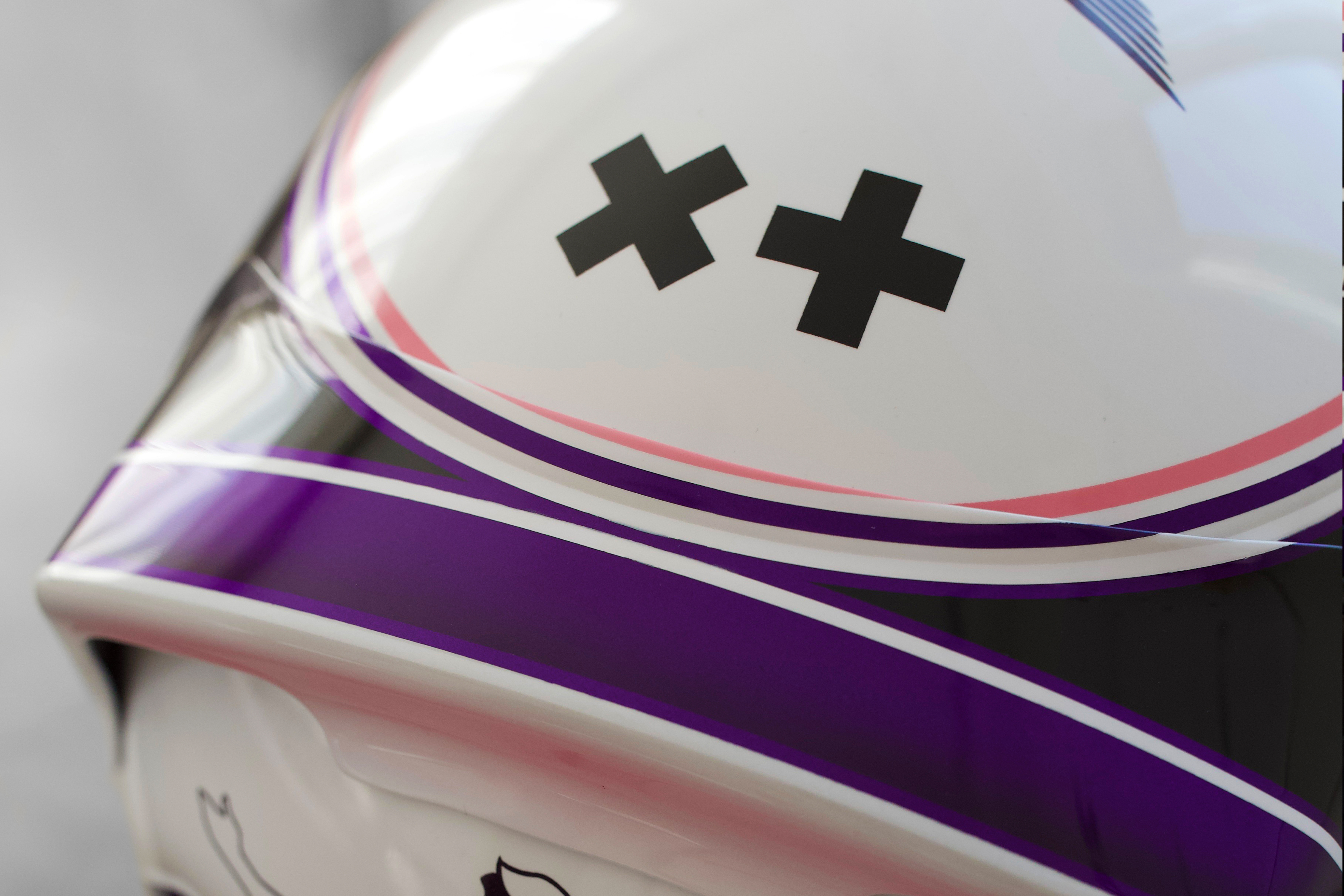 arai karting airbush helmet