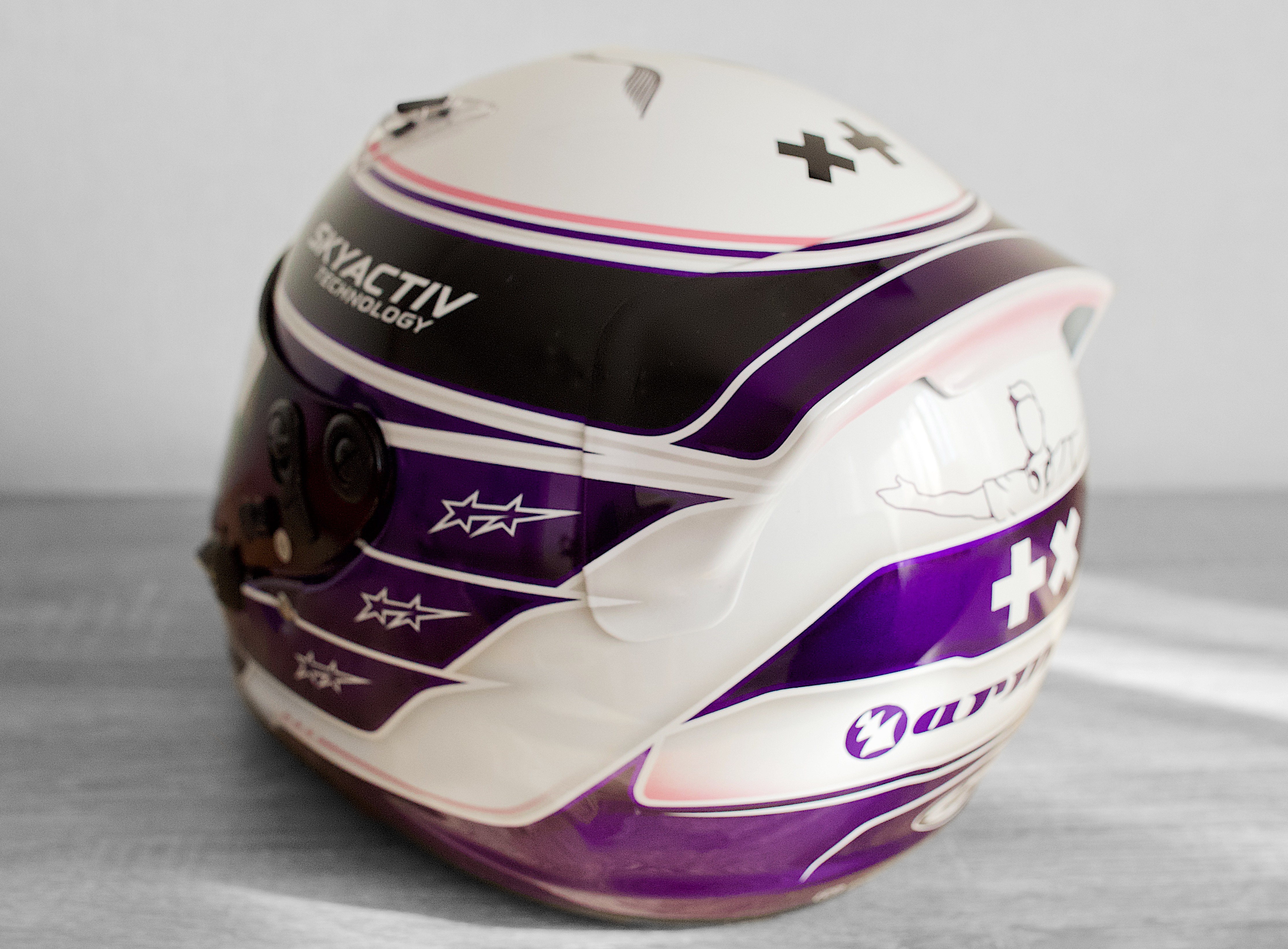 arai karting airbrush design helmet