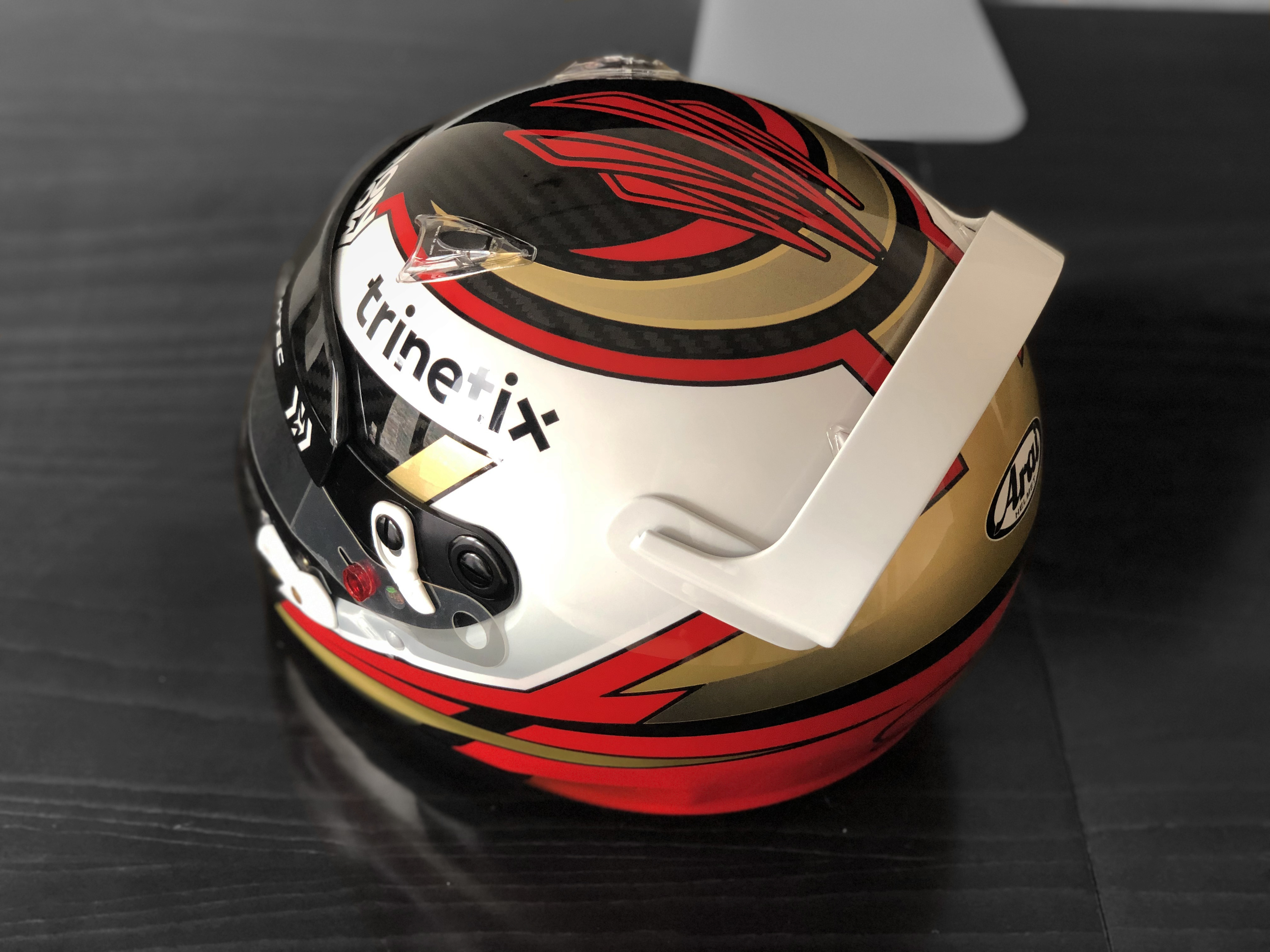 arai kimi raikkonen tribute karting helmet картинг шлем гоночная покраска 
