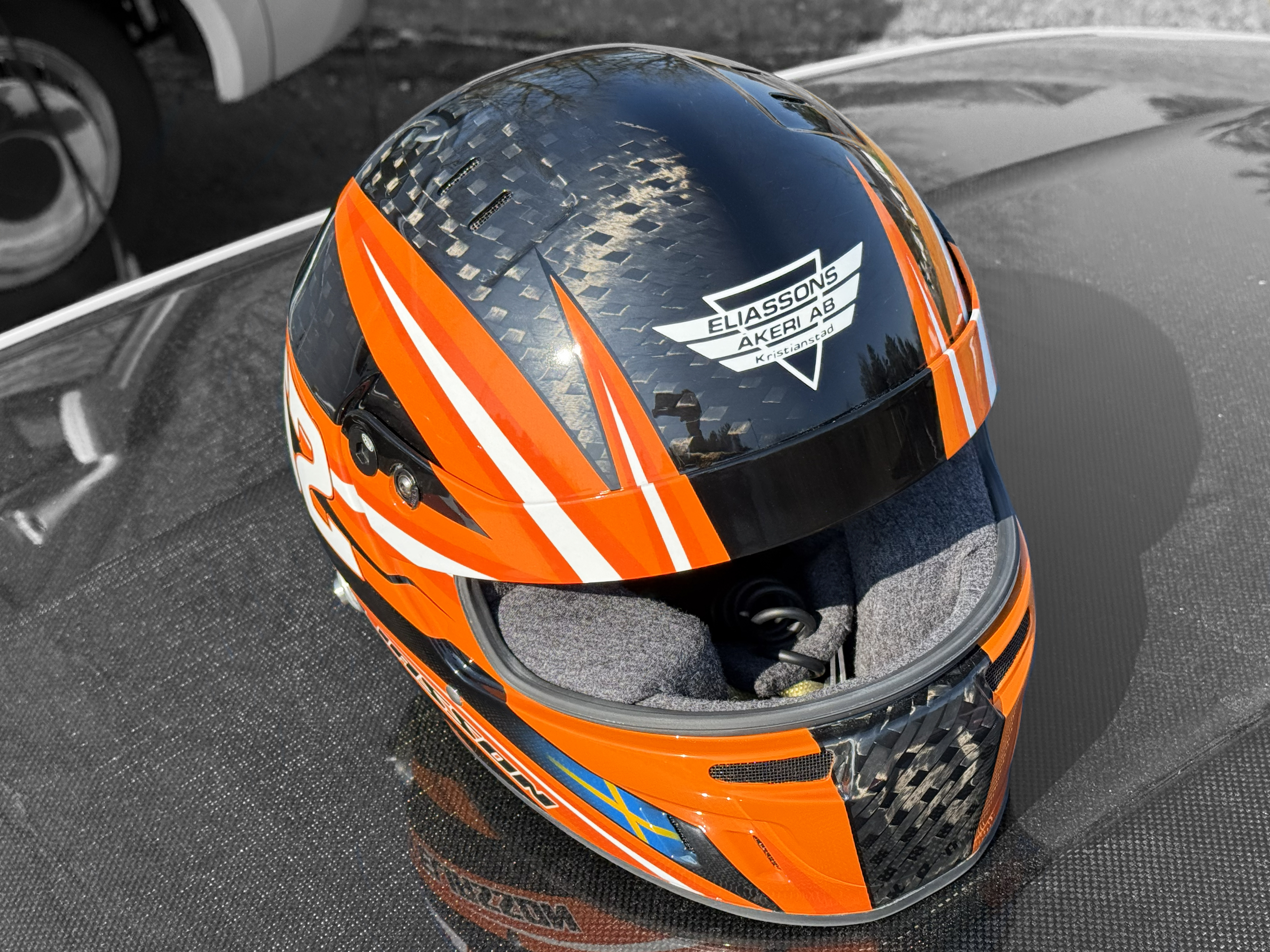 bell racing helmet 52 аэрография на карбоновом шлеме для гонок 