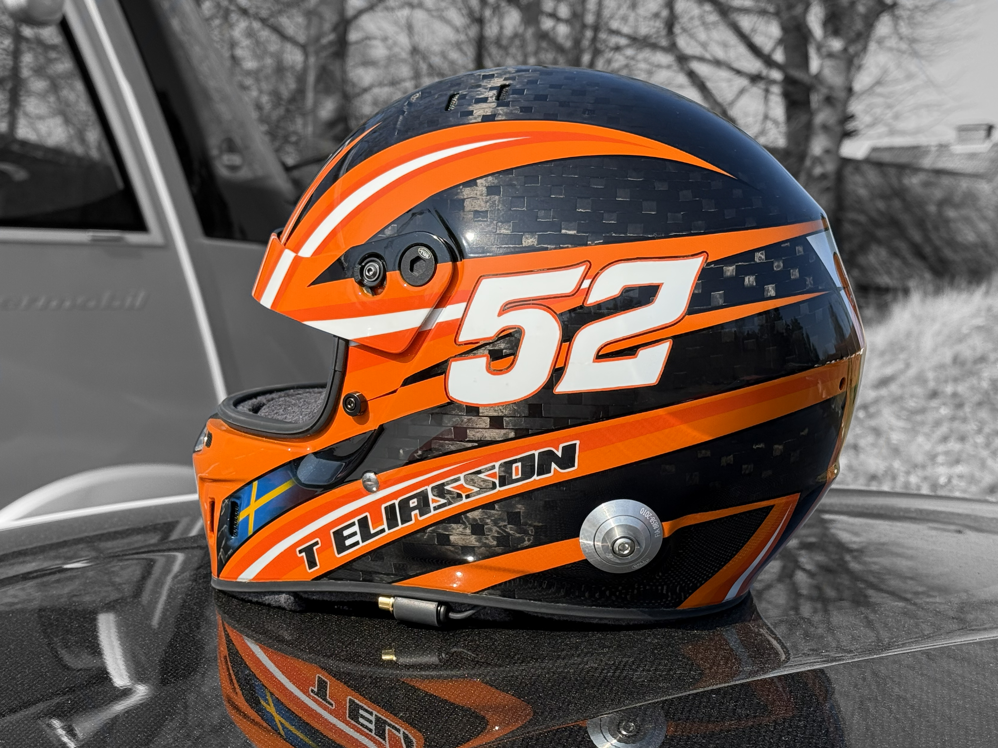 bell racing helmet 52 аэрография на карбоновом шлеме для гонок 